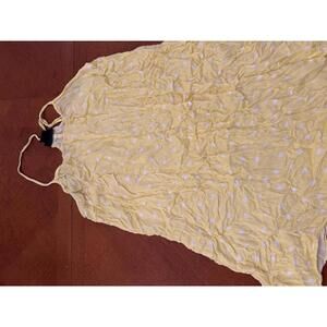 Yellow Polka Dot Sleeveless Summer Dress